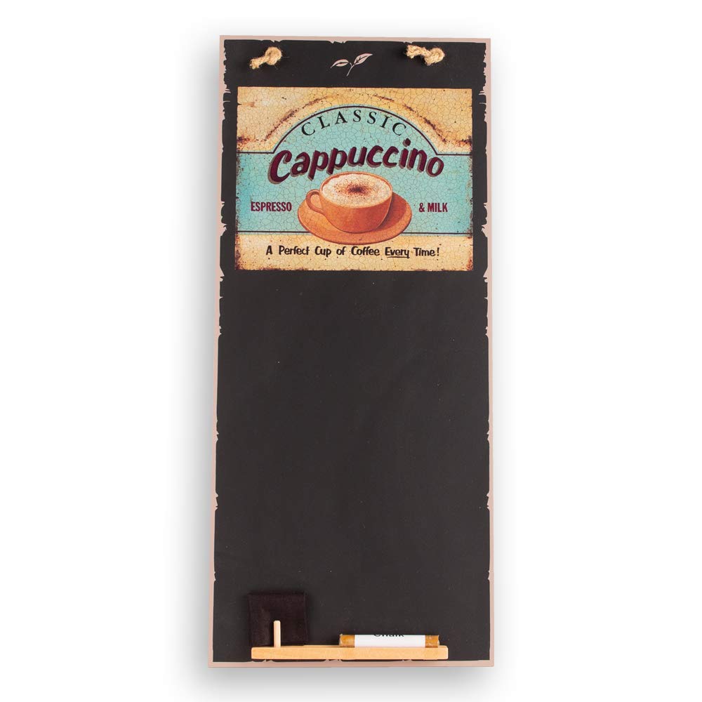 Chalkboards UK Cappuccino Tall Thin Chalkboard/Blackboard/Memo Kitchen