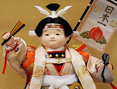五月人形 桃太郎 ケース飾り 幸一光作 7号 幸一光 【100周年記念祭】五 