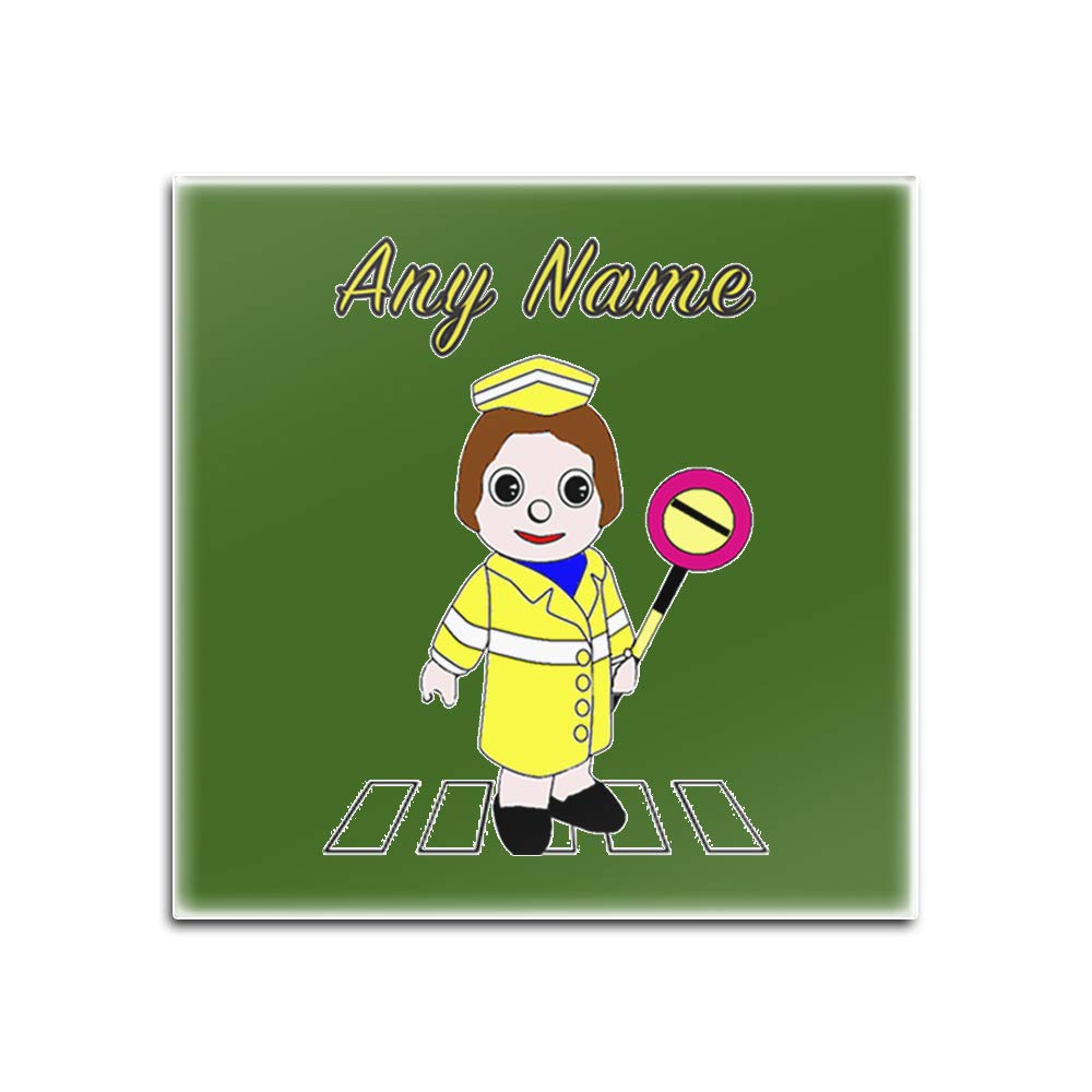 Sous-verres en verre Lollipop Lady pour des pauses café uniques entre amies