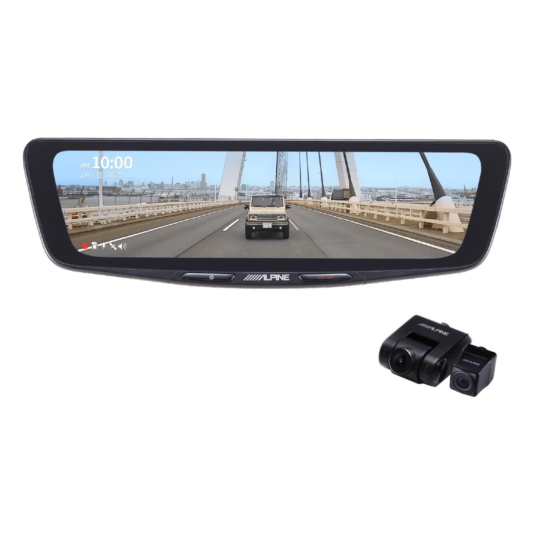 Amazon | アルパイン(ALPINE) ドライブレコーダー搭載 10型デジタル