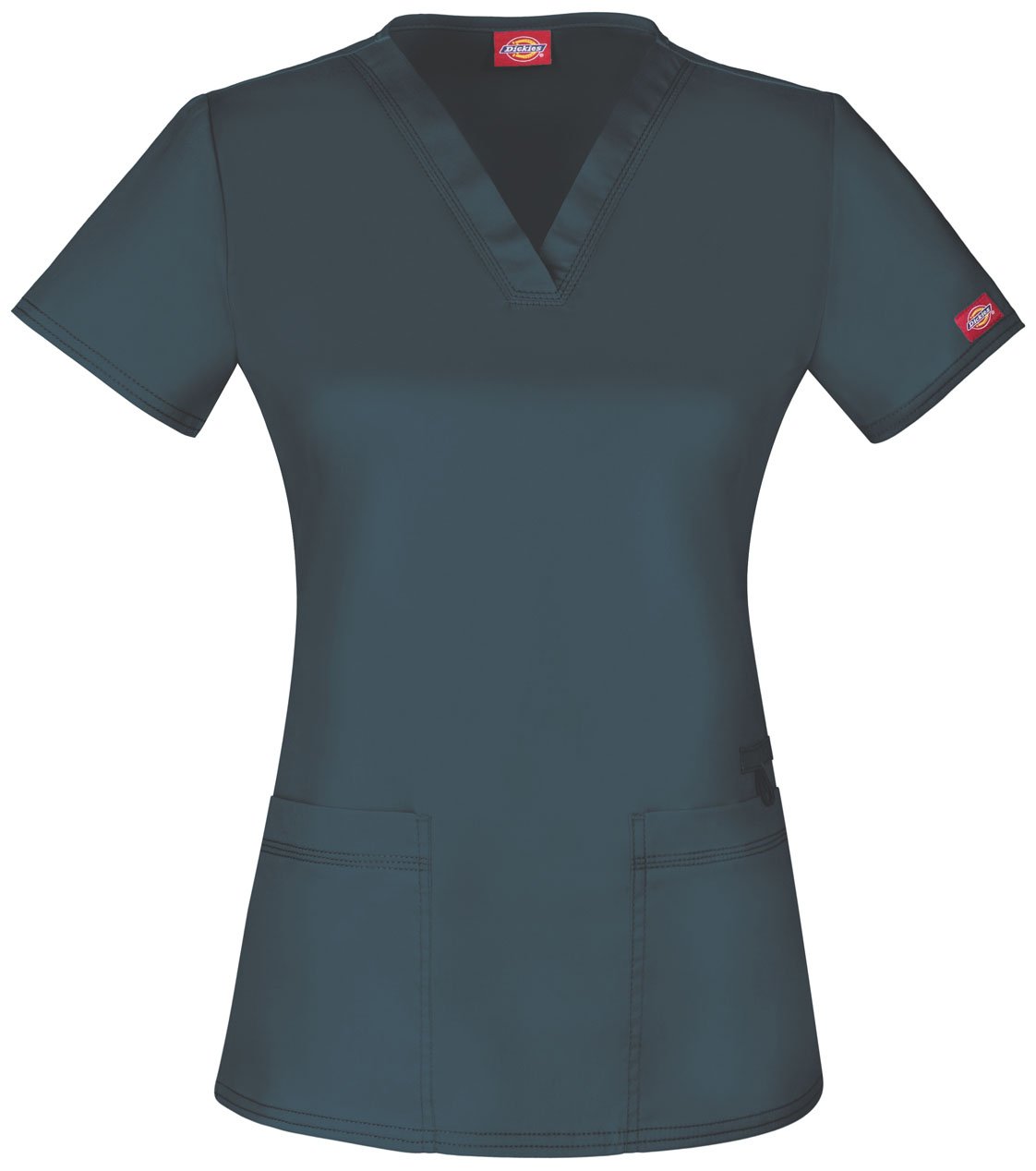 Dickies EDS Women Scrubs Top V-Neck Print DK876