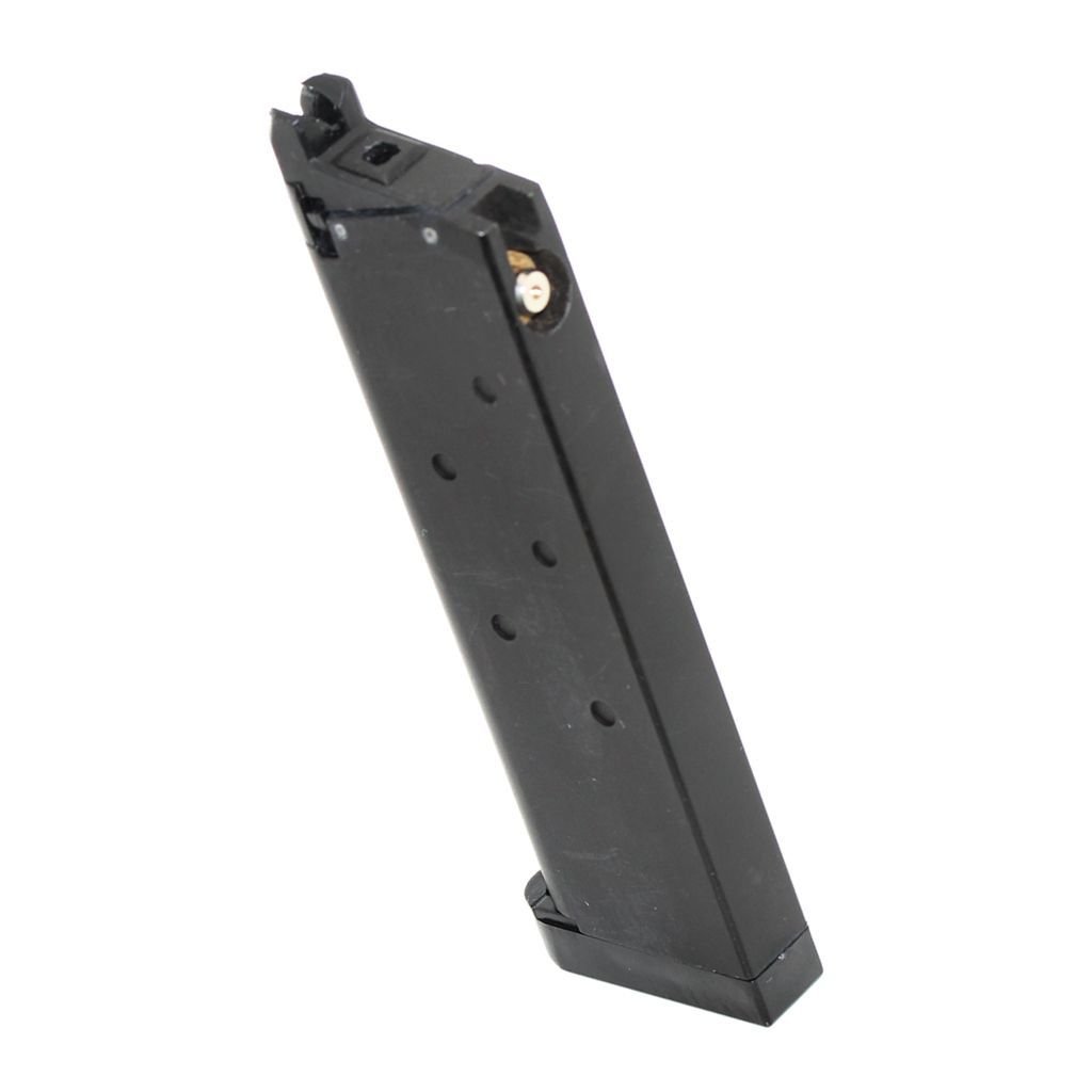 Airsoft Softair 28rd Gas Mag Magazin Für M.E.U. M1911 GBB Pistole Schwarz