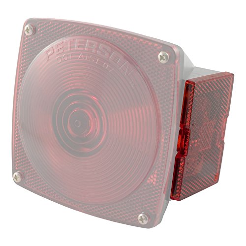 Curt 53515 Replacement Red Side Trailer Light Lens #TOP5