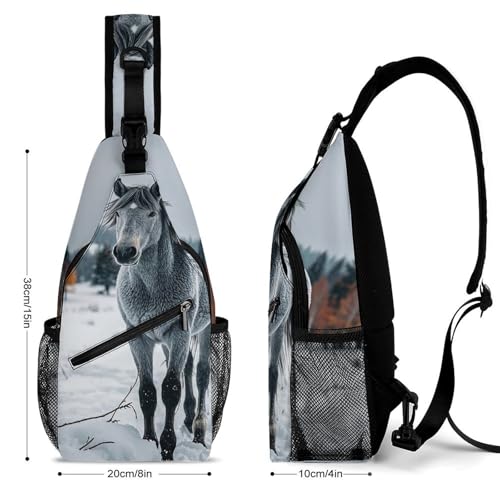 Bolso Sling Crossbody Casual Sport para Viaje y Senderismo miniatura 2