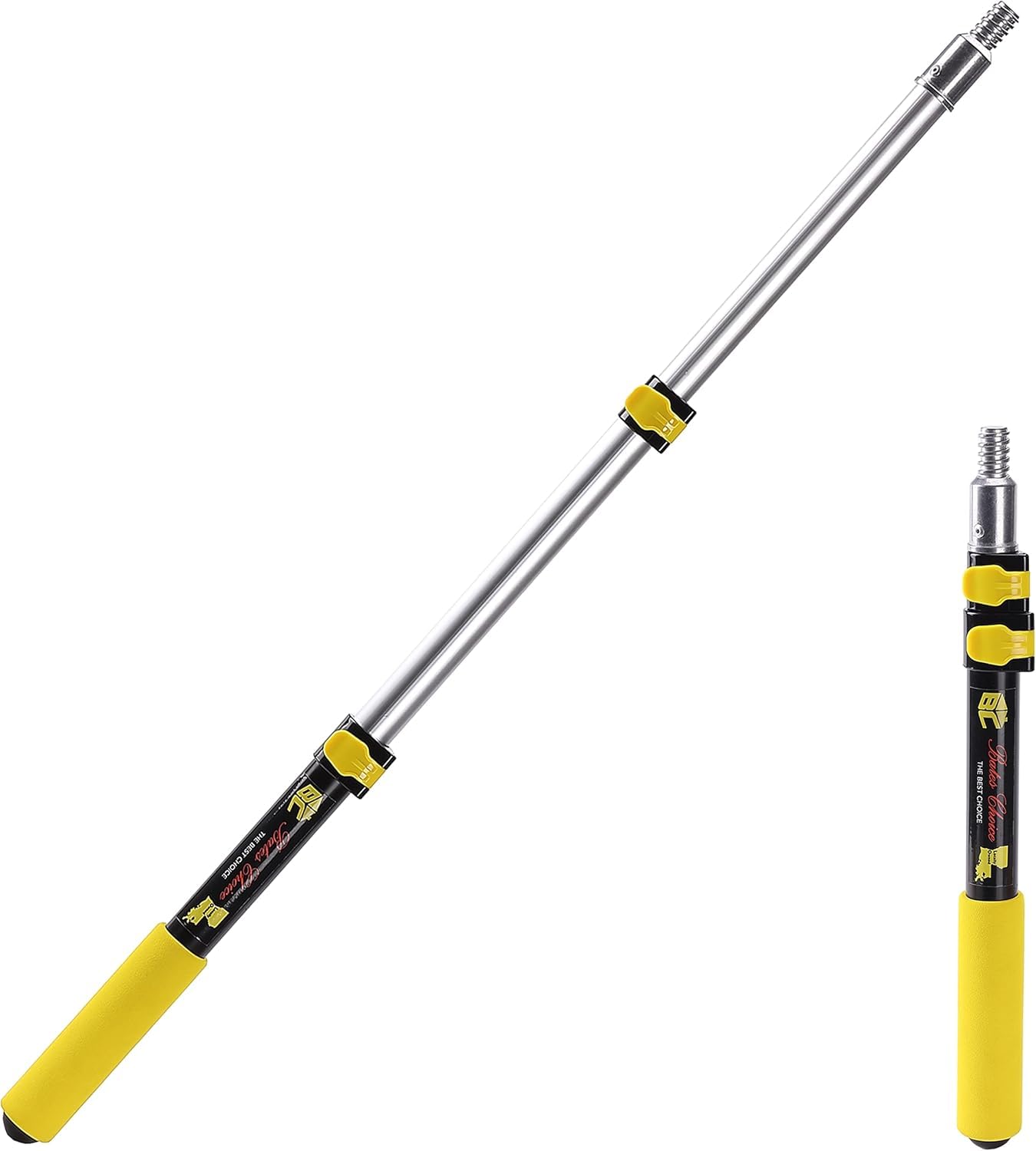 Bates- Verlängerungsstange, 42,7–901 cm, Teleskopstange, Farbstange, ausziehbare Stange, Farbroller-Verlängerungsstange, Malerstange, Verlängerungsgriff, Teleskopgriff, Teleskop-Farbrollerstange | Stabile Mehrzweck-Verlängerungsstange mit Flip-Lock-Design