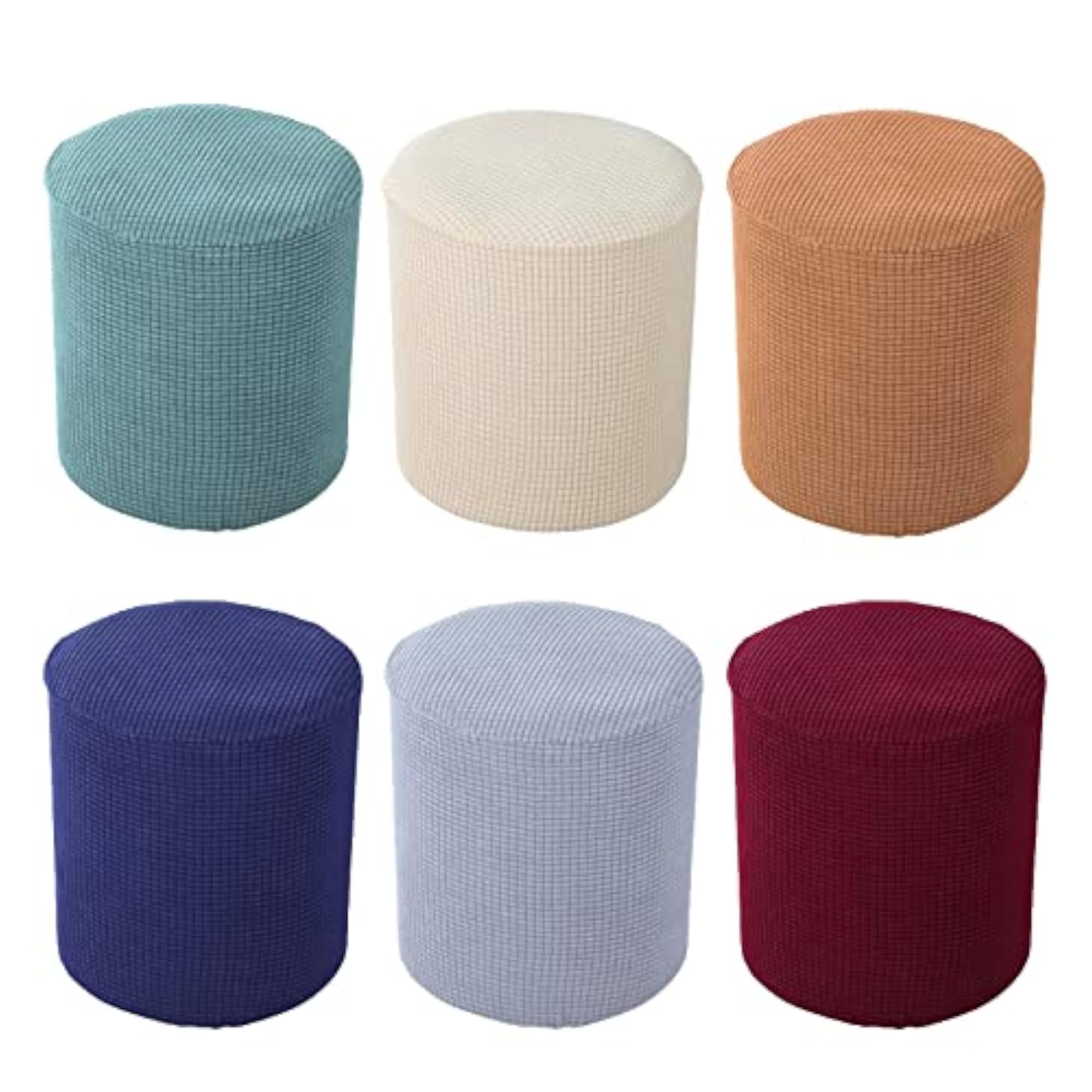 LR Decor Ottoman Slipcover Footstool Protector Covers
