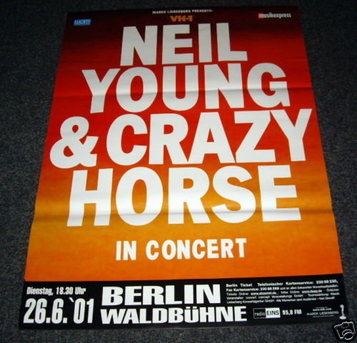 Neil Young – in concerto – 50 x 70 cm Poster/Poster