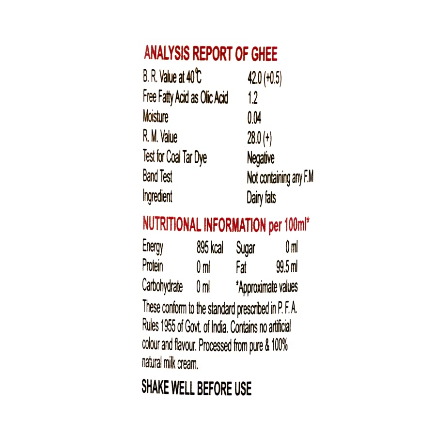 Image of Gold Touch Cow Ghee, 1000 ML, Pack of 1