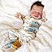 HUANLIAN Dormir Renaissance Poupée du bébé du garçon / 19" au bébé nouveau-né Poupée de jouet pour enfants Réaliste Ponderado Bébé Renaissance