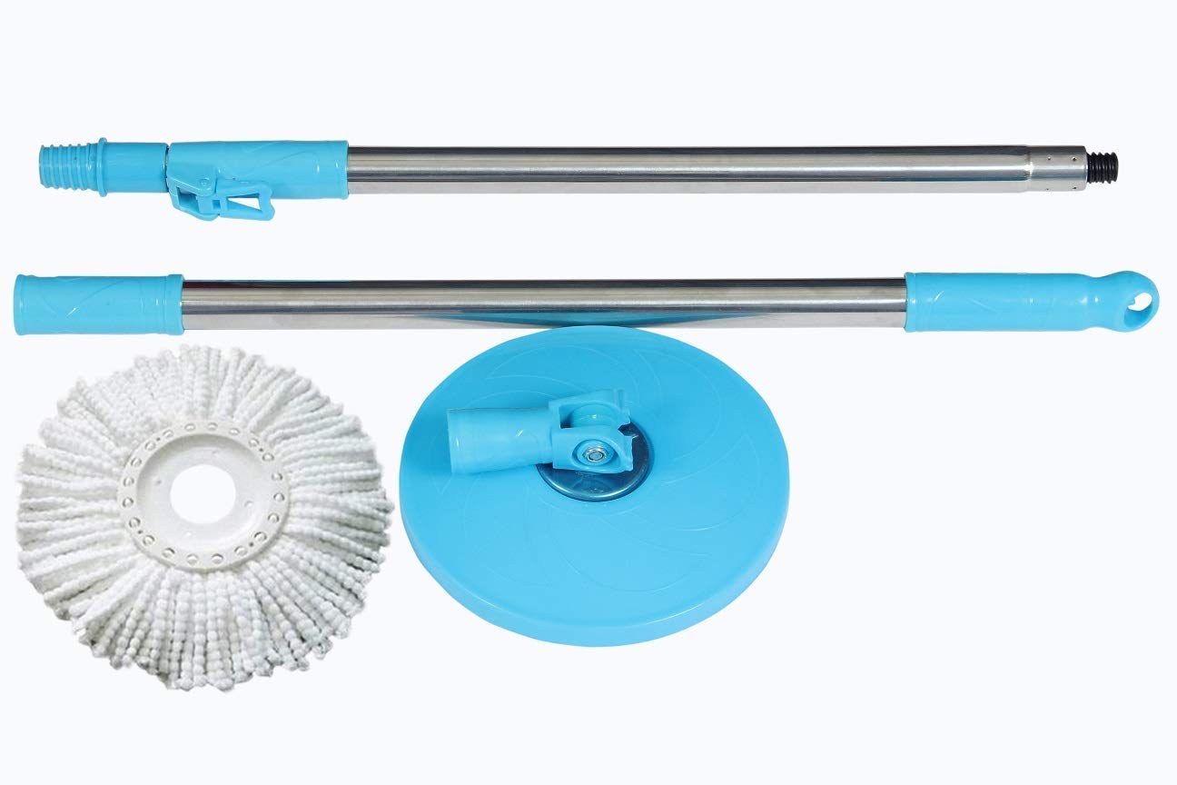 7 HORSE 360° Bucket Spin Mop Stick with One Microfiber Housekeeping & Cleaning Supplies Product for Home & Office | Random Colors (B0C94WMW6M) Amazon Price History, Amazon Price Tracker
