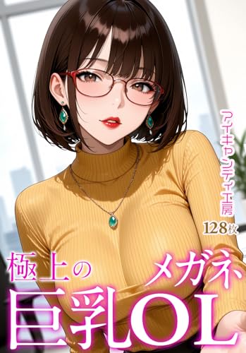 極上のメガネ巨乳OL（AIイラスト集）