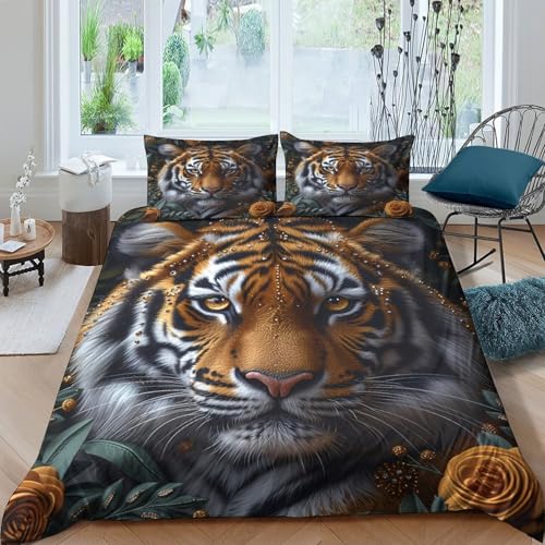 Housse de couette tigre sauvage, idée cadeau originale pour vos proches - 2