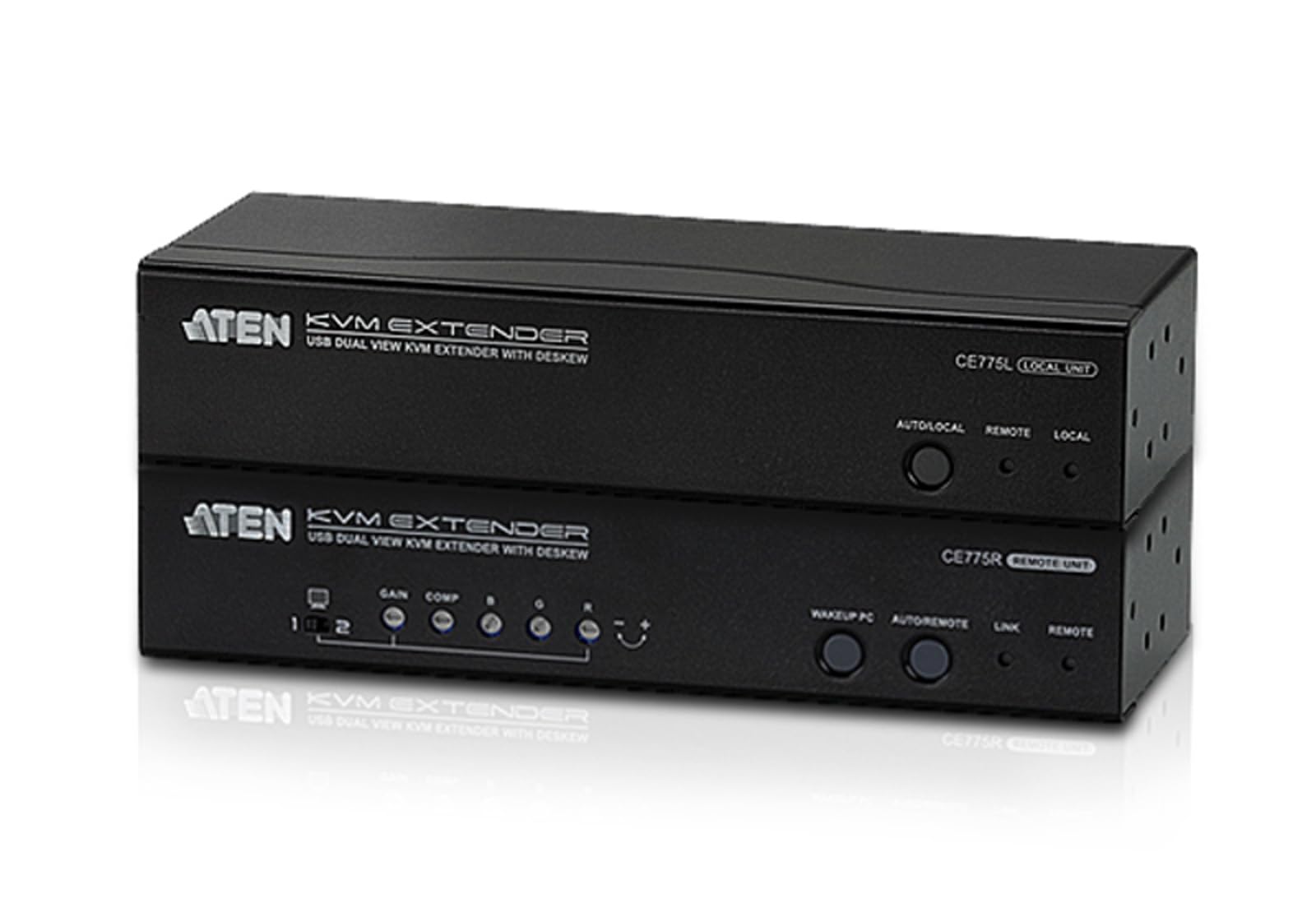 Aten CE775 AV Extendeurs Audio/​vidéo Noir