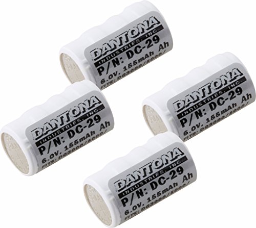 Synergy Digital Dog Collar Batteries, Works with Pet Stop Invisible Fence 700 10K Dog Collar, Includes: 4 x DC-29 Batteries