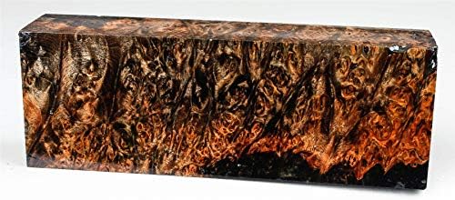 Amazing Figure Maple Burl, Stabilized Knife Block, Crafting Wood Blank MPL1056