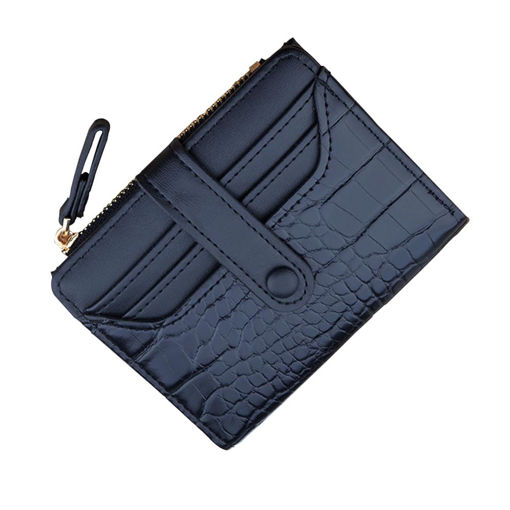 Sponsored Ad – Wallet for Women RFID Blocking Bifold Wallets Zipper Leather Coin Purse Credit Card Holder Small Women Wallets Stylish Texture Patterns ID Window(Black)