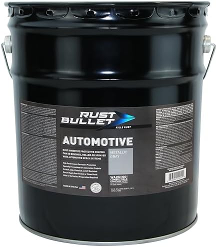 Automotive - Rust Encapsulator, Paint over Rust - Metallic Gray, 5Gal