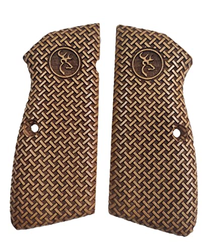 Browning HP 14 poignée en noyer véritable pour pistolet de collection