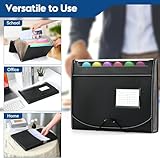 13 Pockets File Organiser, Accordion Expanding File Folder, Document Organiser with 12 Tabs, Folders for Paperwork A4 for Home, Office, and School, Black - Image 7