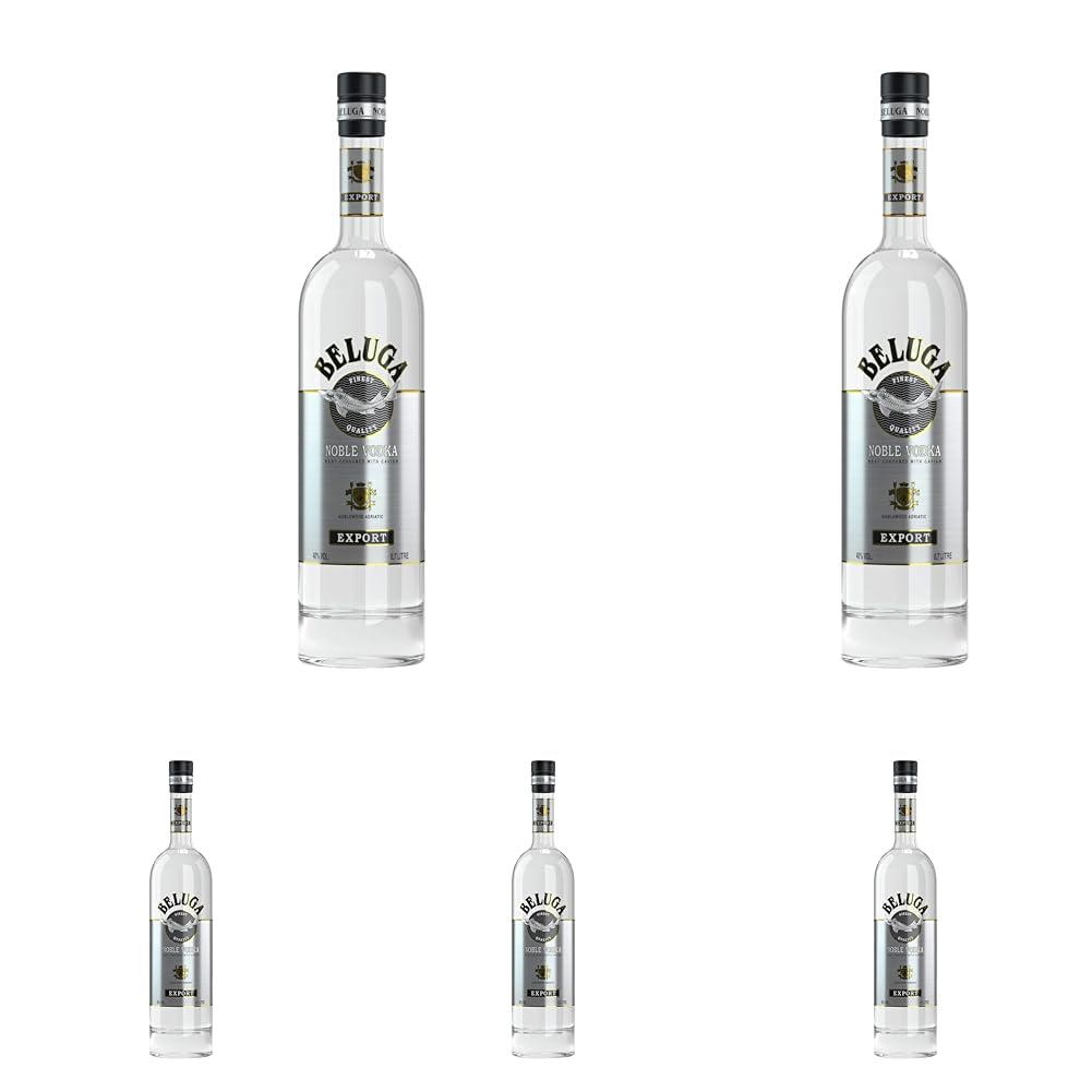 Beluga Noble Vodka 700 ML, 40% Vol. (Packung mit 5)