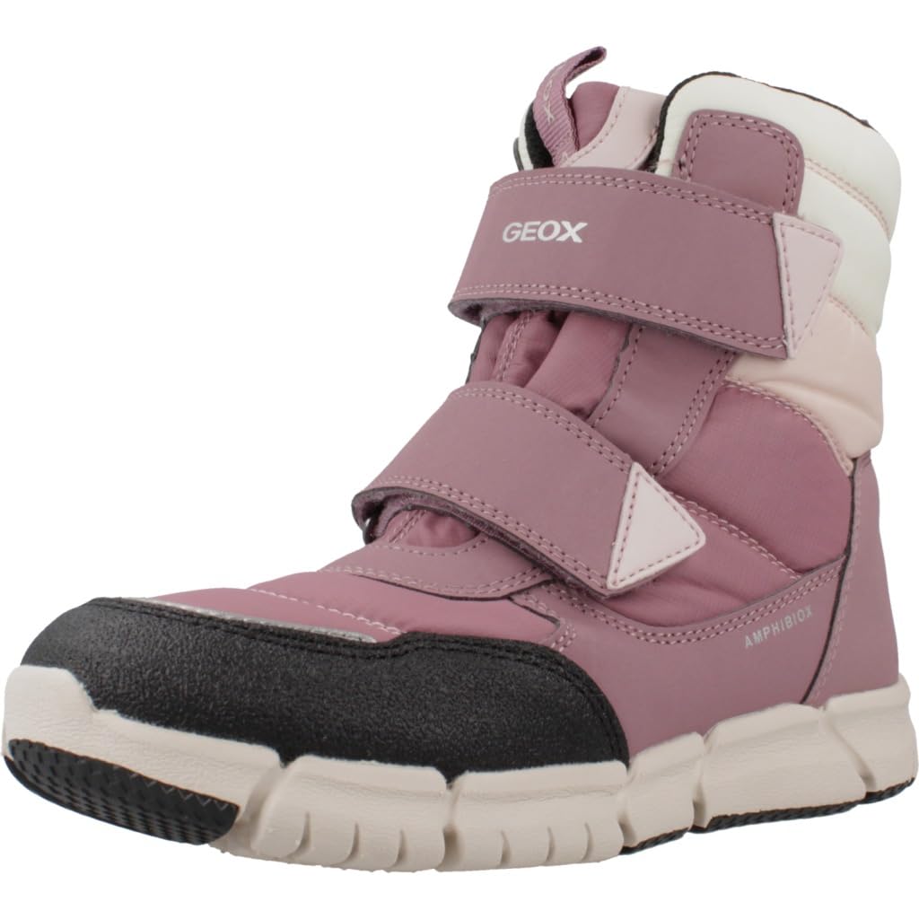 Geox Girls J Flexyper Girl B Ab, Dk Rose, 1 UK
