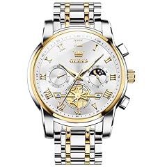 Gold Silver Band and White Face