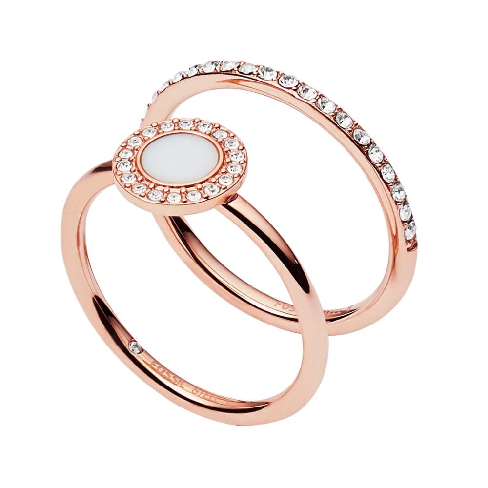 Fossil Damen-Ringe Edelstahl