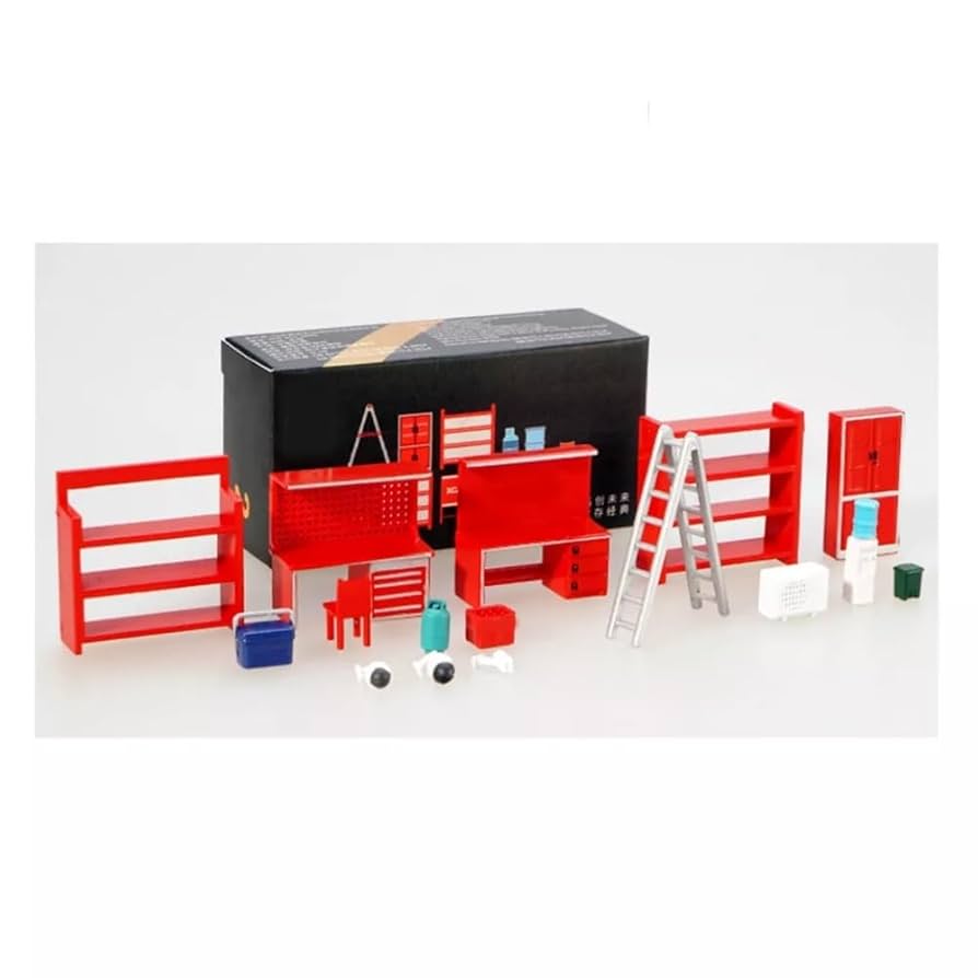 ☆ 1/64 Garage Item M Amazon.com: Generic 1 Set 1/64 Scale Garage Furniture Tools