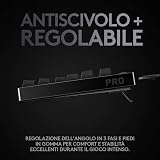 Logitech G PRO Tastiera gaming meccanica, ultraportatile senza tastierino numerico, cavo micro-USB rimovibile, tasti con retroilluminazione RGB LIGHTSYNC da 16,8M di colori, US Intl, PC/Mac - Nero - 8