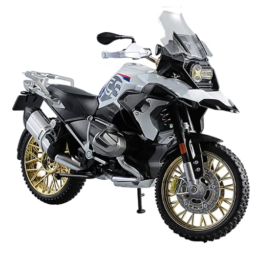 Moto Miniature R1250GS 1:10 | Décoration de Bureau pour Passionné