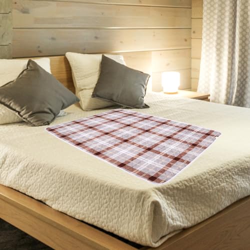 TOVINANNA Almofada De Cama Lavável E Reutilizável Absorvente À Prova D'água Sob A Almofada Fralda D