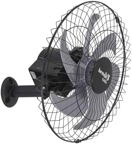 VENTILADOR DE PAREDE TUFÃO M2 50CM PRETO BIVOLT LORENSID COM GRAD...