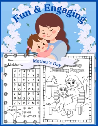 Fun & Engaging Mother's Day Worksheets for Kids: This 20-page worksheet helps kids express their love and appreciation for their moms.