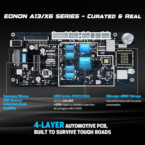 Eonon 7 Zoll für BMW 5 E39 (1995-2002) Android 13 2+32GB GPS CarPlay Android Auto WiFi USB EQ Bluetooth Bildschirmspiegelung SWC Autoradio-Unterstützung Rückfahrkamera Autoradio E39A13