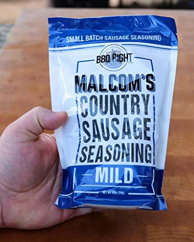 Malcom's Country Sausage Seasoning (MILD) | Use with Pork, Beef, Lamb, Wild Game (Venison), and other Meats | Make Championship Sausage in Your Own Home | Mild
