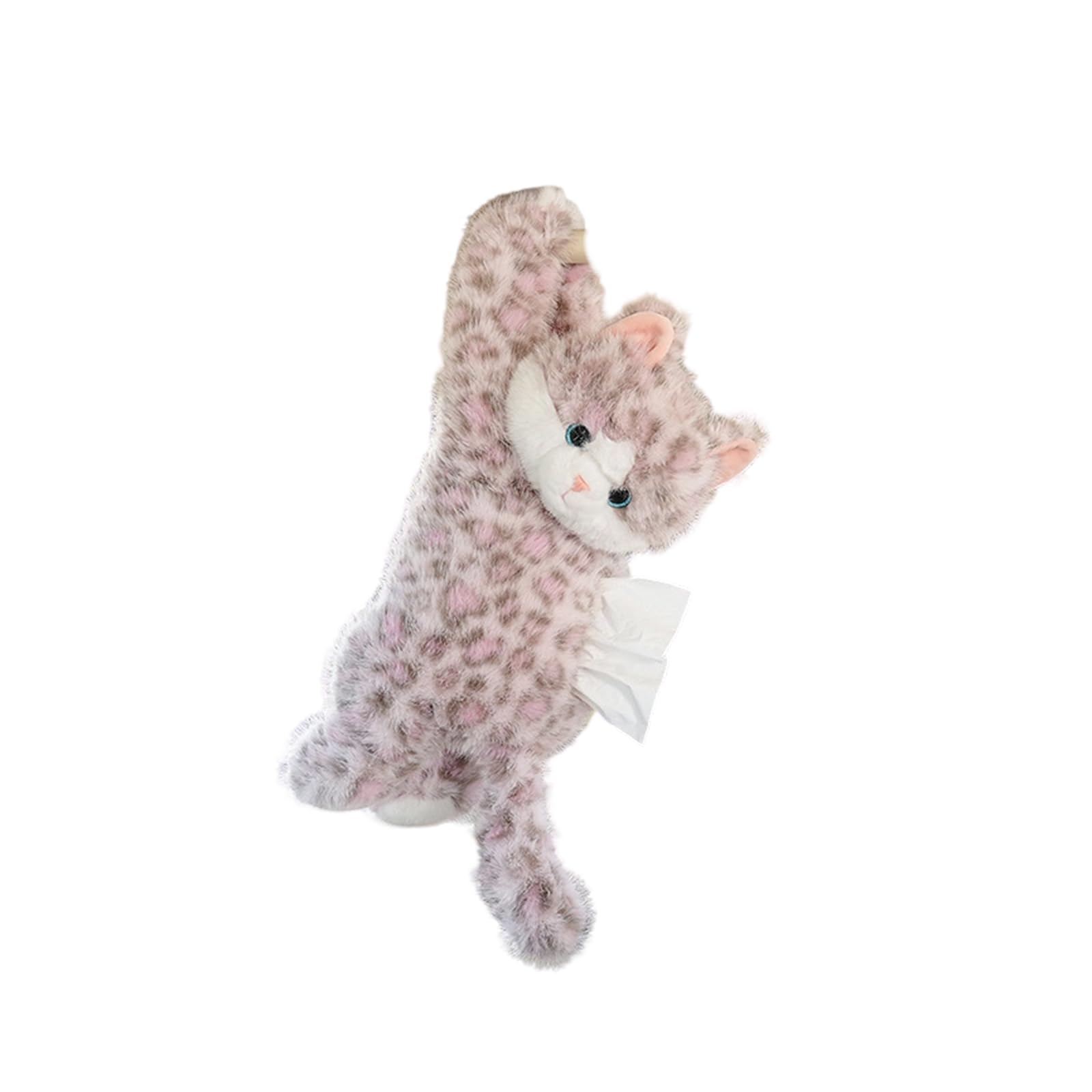 APGLSXY Simple Plush Tissue Container Space Saving Home Accessory Soft Plush Tissue Box