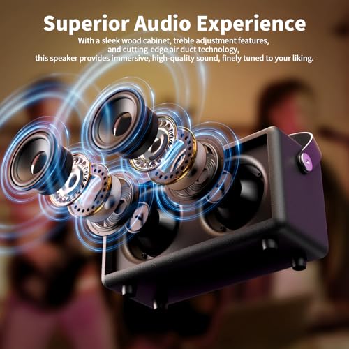 Portable Bluetooth Vintage Speaker, Wireless Stereo Speakers With Rich Bass Handheld Leather Speaker, Rotation Control Loudspeaker, For Home Travel Party Outdoors Portable Bluetooth Vintage Speaker, Wireless Stereo Speakers With Rich Bass Handheld Leather Speaker, Rotation Control Loudspeaker, For Home Travel Party Outdoors