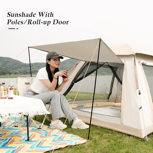 Carpa Instantánea Pop Up para Camping 4 Personas miniatura 5