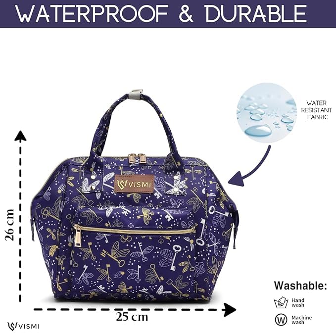 Image of VISMIINTREND Diaper Bag Combo for Mother for Travel | Includes Mini, Large Diaper Backpack |Baby Diaper Bag | Maternity Bag for Hospital | Nappy Bags for Mom | Gift for New Mom |Baby Shower Gift