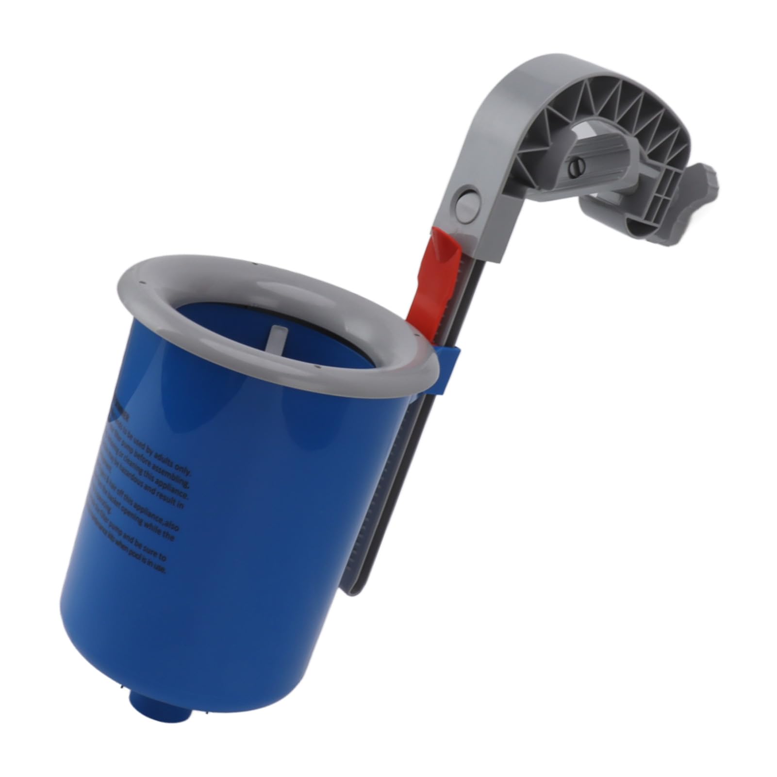 Zunate Skimmer para Superficie de Piscina de Fácil Instalación |Skimmer Azul Automático de Montaje en Pared para Piscinas Elevadas, Recolector de Desechos de Cesta de Filtro Desmontable