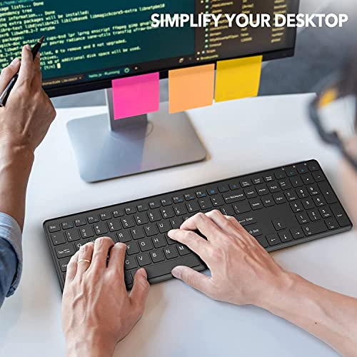 Rechargeable-Wireless-Keyboard-WisFox-USB-Ultra-Slim-Computer-Keyboard-Full-Size-Silent-Keyboard-for-Laptop-Computer-and-Desktop-Surface-Mac-and-Windows