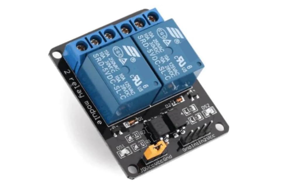 2 Channel Relay Module 5V for Arduino ESP32 Home Automation & IoT Projects