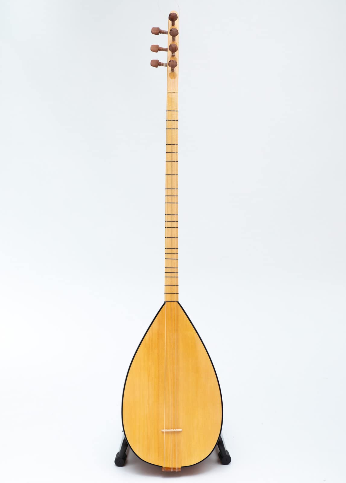Long Neck Turkish Saz made of Cherry wood with Pickup, 100% handmade instrument - Image 2