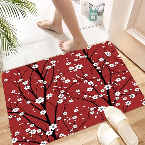 Tapete antideslizante extra suave para baño con estampado de póquer 5