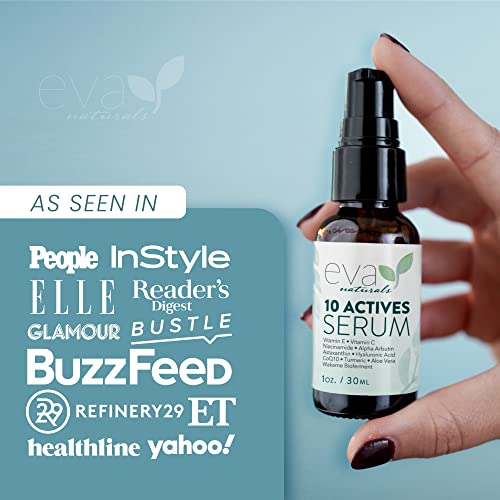 Skin Brightening Serum For Women - Facial Serums For Glowing Skin With Vitamin C, Hyaluronic Acid, Niacinamide, And Vitamin E - Dark Spots Remover For Face - Sun Spot Remover For Face Serum Corrector #TOP3