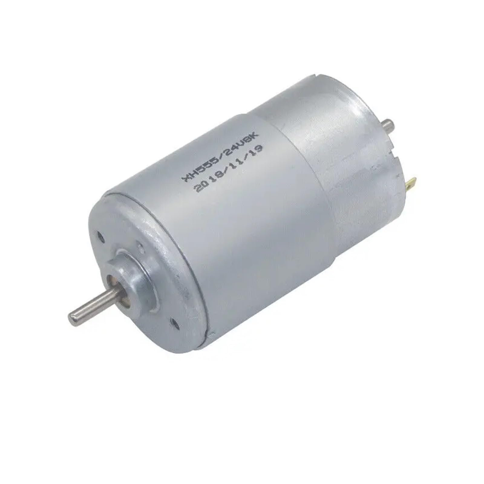 LHAOEEEYG RS-555 37mm Electronic Starter 12V~24V 8000RPM Low Speed DC Engine Double Dual 3.17mm Shaft Axis