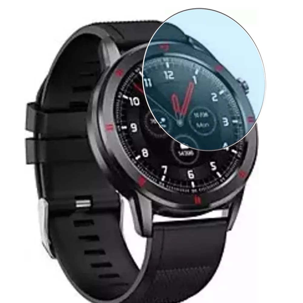 Vaxson 3-Pack Anti Blue Light Screen Protector, compatible with AQFIT W15 Smart Watch smartwatch, TPU Guard Film Protectors Sticker [NOT Tempered Glass Case Cover ]