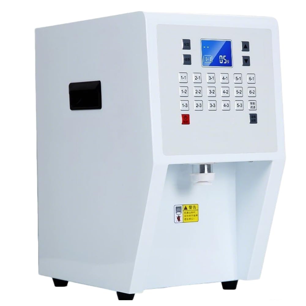 ShaiVrissian 3.5l Digital Quantitative Fruit Powder Dispenser,Smart Automatic Beverage Powder Dispensing Machine,Spiral Mixing,Memory Function,For Coffee,Cocoa,Powdered Sugar