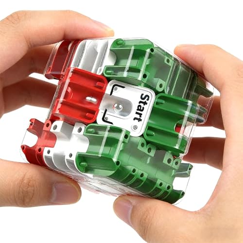 Soluzione per l'esercizio mentale: progettato per aumentare la concentrazione e il rilassamento, il puzzle a cubo 3D presenta un meccanismo di labirinto e puzzle 3D che migliora la consapevolezza spaziale e la funzione cognitiva, offrendo strumento discreto ma potente per l'esercizio mentale in aule, uffici o durante i viaggi