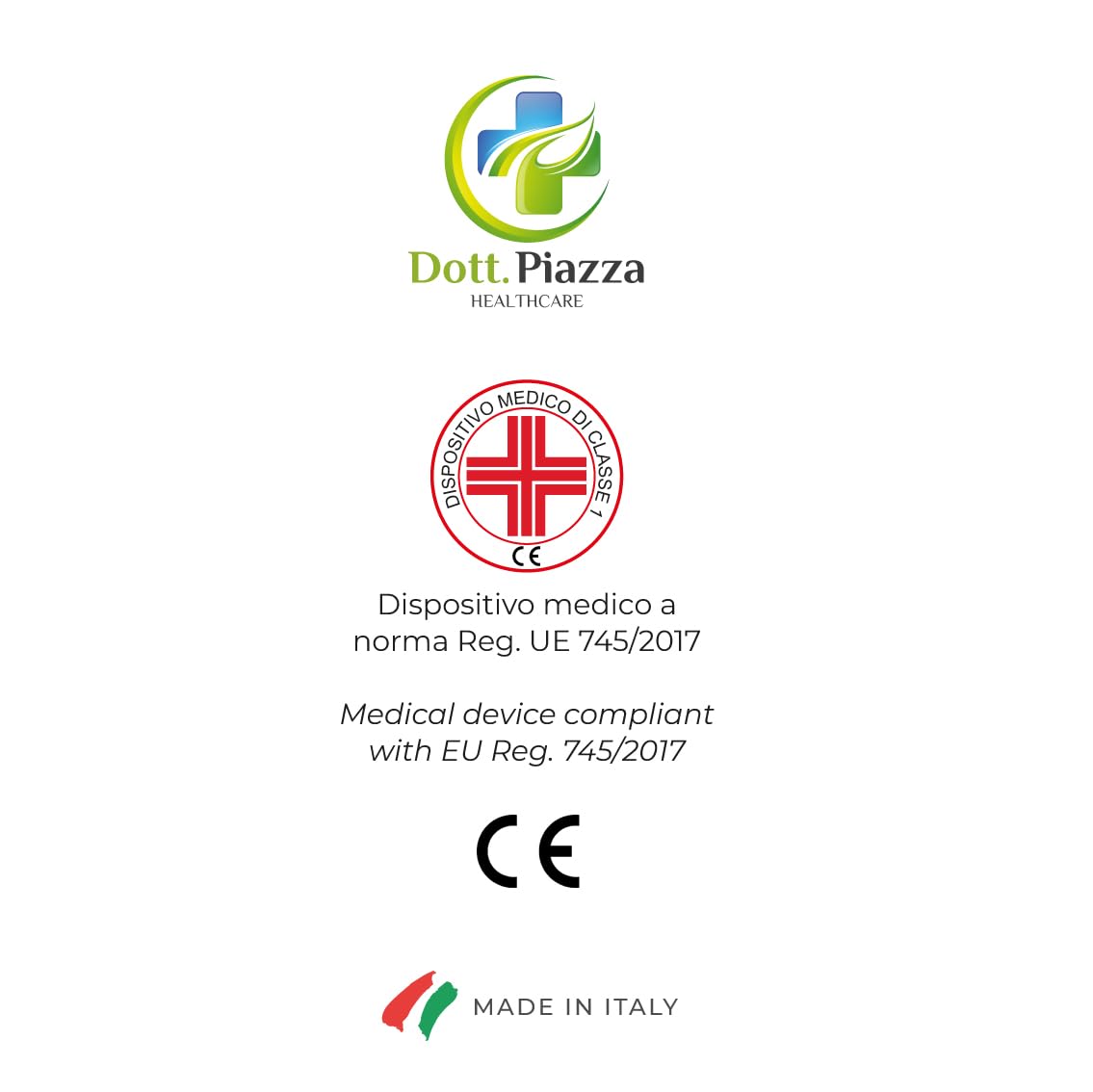 Dott. Piazza Gambaletti Terapeutici a compressione graduata in Microfibra Soft - Classe I - CL1- K1- Punta aperta - Beige